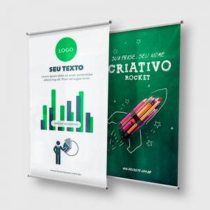 Banner 40x60cm Lona 40x60cm 4x0  Madeira 